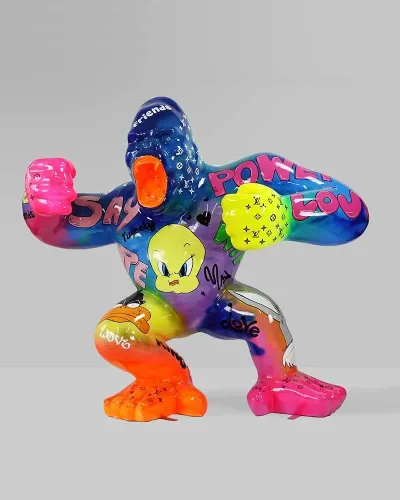 Kong the Looney Tunes Gorila Furioso Gigante - Déco et Artisanat - 1