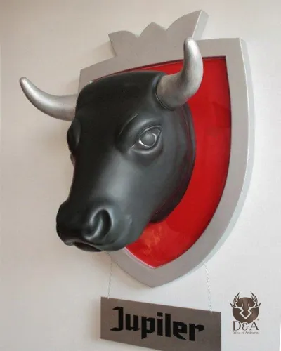 Trofeo Cabeza de Toro - Animales de Resina