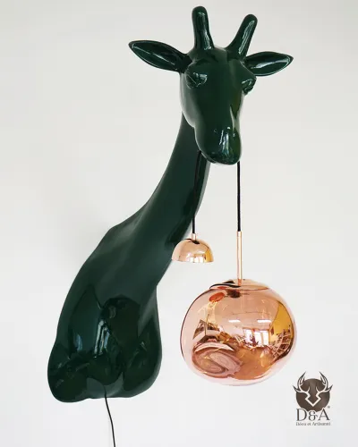 Applique murale Girafe - animaux en résine