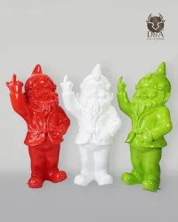 Statue de Nain de jardin XXL en résine, idéal pour votre jardin