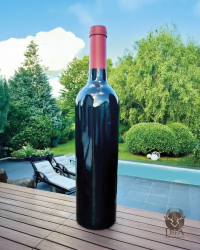 Große Flasche Rot-, Rosé- oder Weißwein im Bordeaux-Stil – jede Weinregion