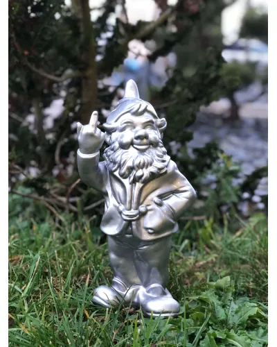 Nain faisant un doigt d'honneur "fuck" - Déco et Artisanat - 8