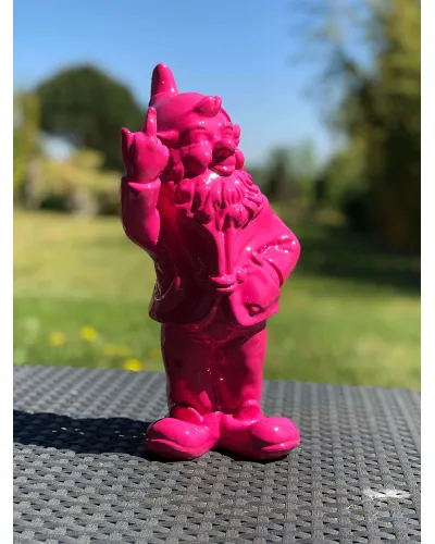 Zwerg macht einen Mittelfinger "ficken" - Déco et Artisanat - 9