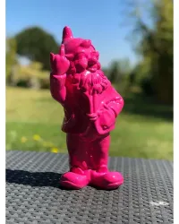 Nain faisant un doigt d'honneur "fuck" - Déco et Artisanat - 9