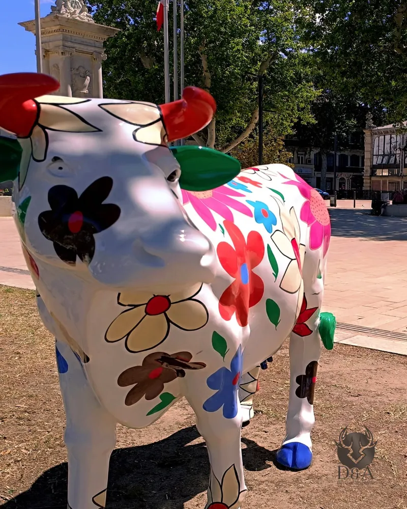 Vache blanche FLEURS Vache blanche FLEURS