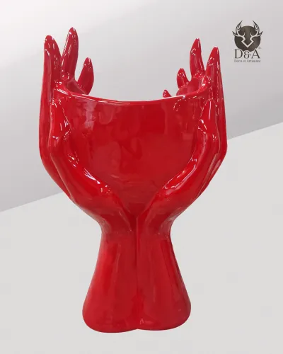 Visage rouge - Déco et Artisanat - 1