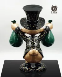 Balthazar Scrooge 2XL z vrečami denarja - višina 170 cm