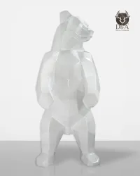 Grand ours à facettes debout 3