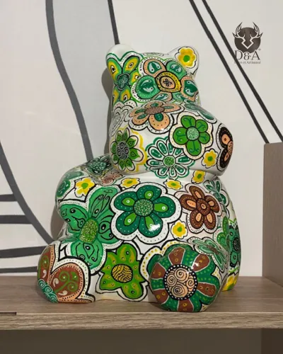 Harsdieren klaar om te schilderen, Nijlpaard