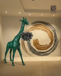 Giraffa XL con lampada a sospensione - lampadario di design originale