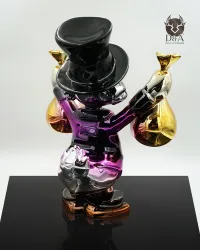 Dagobert Duck 2XL mit Geldsäcken – Höhe 170 cm