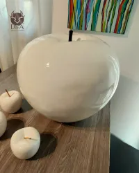 Objeto decorativo, maçã lacada tamanho Grande de acordo com as cores disponíveis