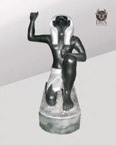 Egyptische god Montu Decor