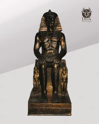 Pharao auf seinem Thron, ägyptische Dekoration