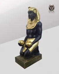 Pharaoh with candles, Egyptian decor