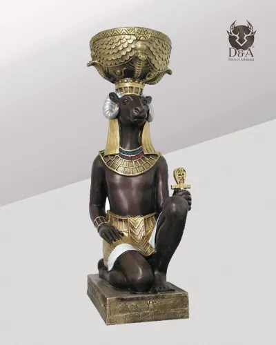 Buffalo flower pot, Egyptian decor