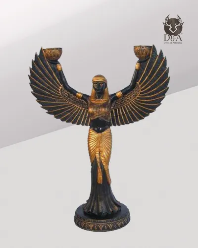 Isis Goddess Chandelier, Egyptian Decor