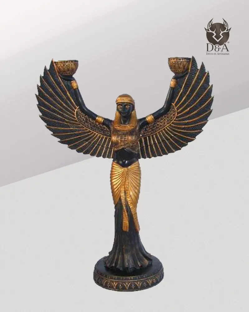 Isis Goddess Chandelier, Egyptian Decor