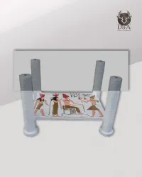 Faraon s prekrižanimi rokami - egipčanski dekor