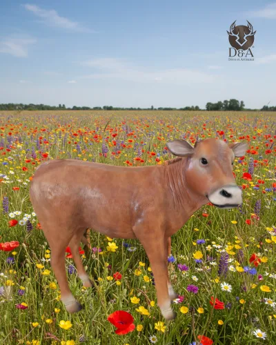 Limousin or Holstein calf - realistic resin animals