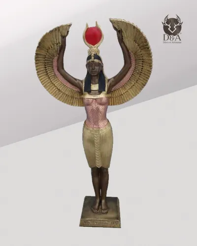 Isis with wings, Egyptian decor
