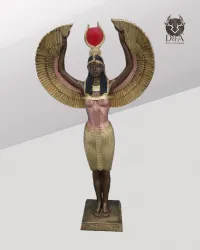 Isis with wings, Egyptian decor