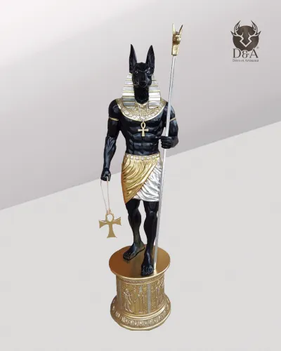 Anubis XXL Bog Dekoracija Egipt
