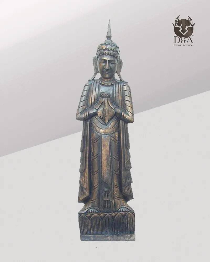 Standing Monk Indian Decor