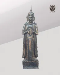 Standing Monk Indian Decor