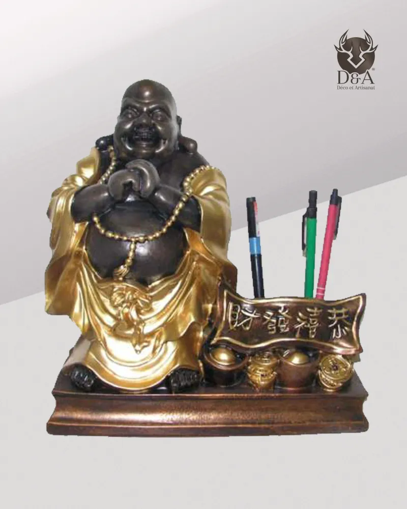 Buddha pen holder, Indian decor