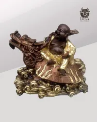 Buddha on a dragon, Indian decor