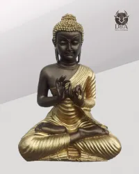 Decorazione indiana del Buddha seduto