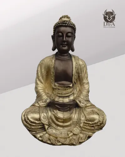 Buda sentado, decoração indiana