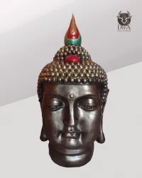 Buddha-Kopf-Dekoration
