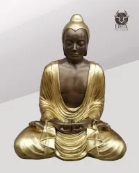 Buda sentado rezando, decoración india