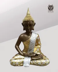 Sitzender Buddha, indische Dekoration