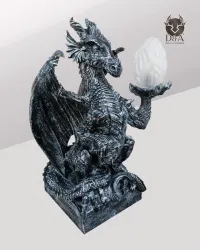 Decoración de lámpara de dragón de fantasía