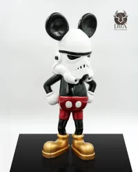 Harsbeeldje van een Stormtrooper-muis - Darth Vader