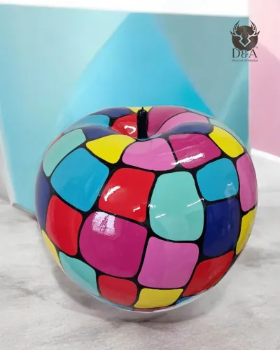 Maçã decorativa pronta para pintar, para artista