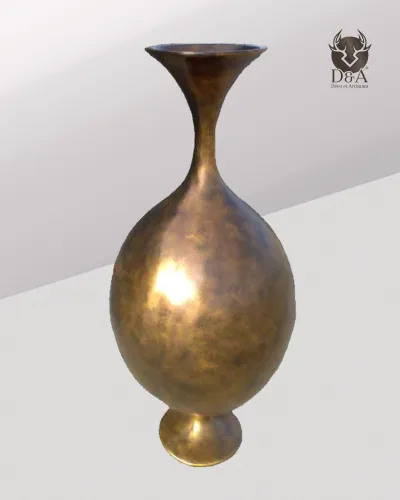 Decorative bronze vase