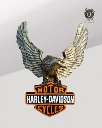 Harley-Davidson-Biker-Aufkleberplatte