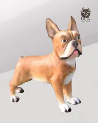 Animals | Realistic XXL French Bulldog Statue in Resin