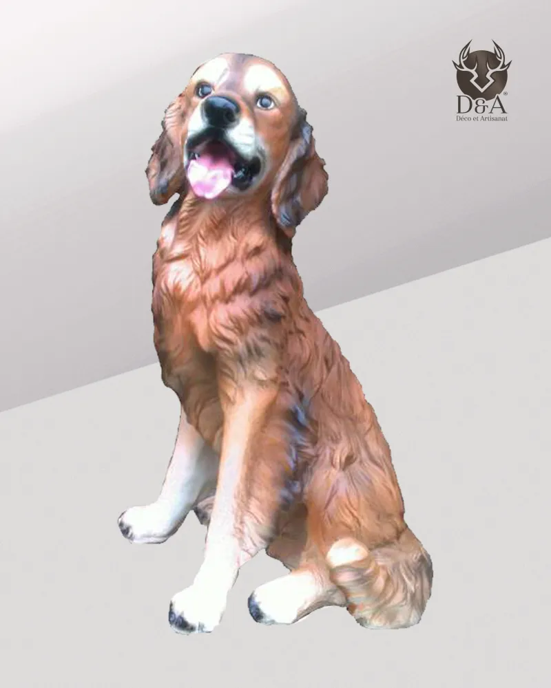 Animali | Statua realistica in resina di un setter irlandese