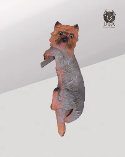 Animals | Realistic Hanging Dog Statue in Resin