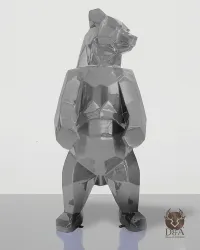 Estátua de urso para decoração de designer