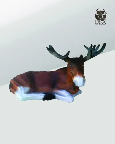 Realistisch harsbeeld van een eland