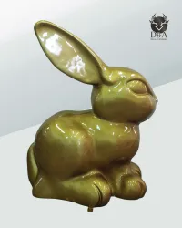 Animais | Estátua e escultura em resina de um coelho