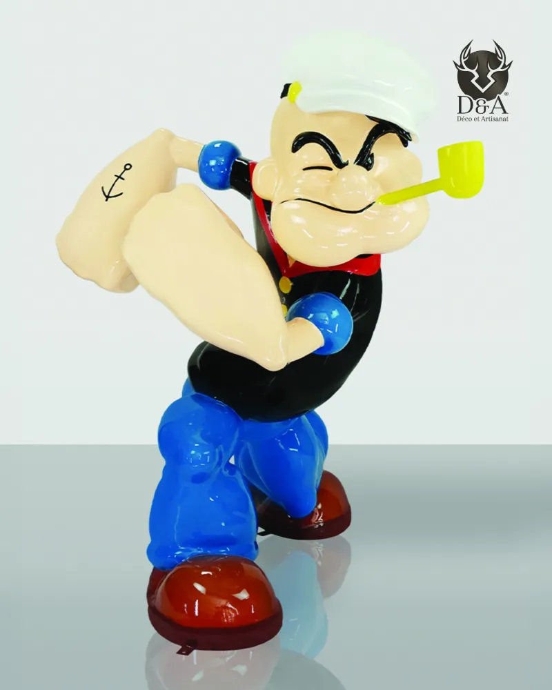 Estátua decorativa do Popeye