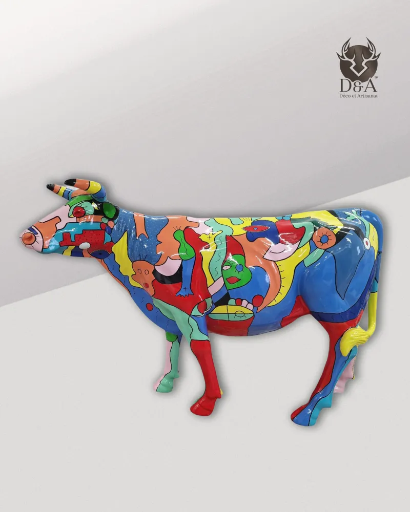 Animaux | Vache URBAN en résine pour votre décoration d'extérieur