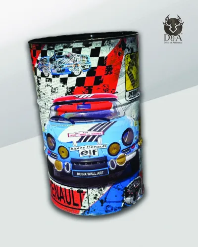 Industrial Decor Covering Drum